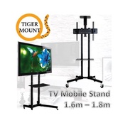 TV Mobile Cart With Wheels/Moveable Monitor Screen Stand/Fits 32inch to 65inch[1.6m and 1.8m]