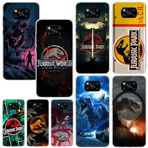 Jurassic Park Dinosaur World Phone Case For Xiaomi Poco X7 X6 X5 M7 M8 Pro F7 Ultra Redmi 15C 15 13C