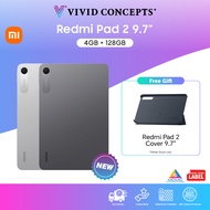 Malaysia Set Xiaomi Redmi Pad 2 9.7" WiFi [(4+4GB)+64GB/(4+4GB)+128GB] OR 4G SIM Tablet