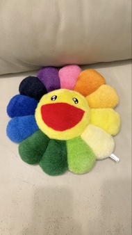 Takashi Murakami 30 cm pink 村上隆 花花 cushion plush 經典 彩虹 咕𠱸 not 60cm