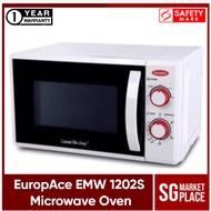 EuropAce EMW 1202S Microwave Oven. EMW1202S. 20L Capacity. 35 Minute Timer. 5 Power Levels. Safety Mark Approved. 1 Year Warranty.