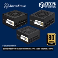 SilverStone DA750R / DA850R / DA1000R ATX3.0 PCIe5.0 80+ Gold Full Modular Power Supply - Black