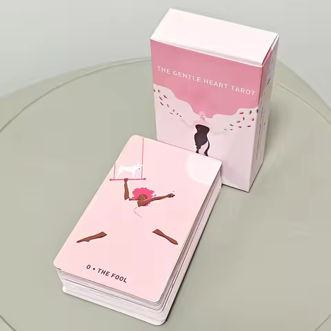10.3*6cm Gentle Heart Tarot 78 Pcs Pink Cards Bring To The Surface The Truths That You Subconsciousl