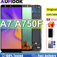 WV001 6.0"AMOLED A750 LCD For Samsung Galaxy A7 2018 Display Touch