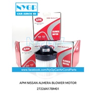 APM MALAYSIA NISSAN ALMERA N17 AIRCOND  BLOWER MOTOR NYGP