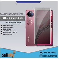 VIVO V60 V50 5G PRIVACY Full Tempered Glass Curved Screen Protector