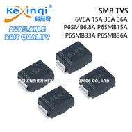 (10-50pcs) P6SMB6.8A P6SMB15A P6SMB33A P6SMB36A 6V8A 15A 33A 36A SMB TVS Diode SMD DO-214AA Transien