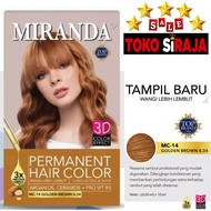 MIRANDA GOLDEN BROWN MC-14 SEMIR RAMBUT PEWARNA HAIR COLOR PIRANG EMAS