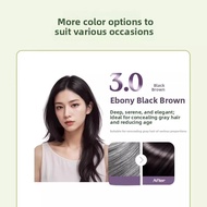 RYO Hair Dyeing Paste Plant-Based Black Tea Color Cover White Hide White Hair Dyeing Agent Home Dyei