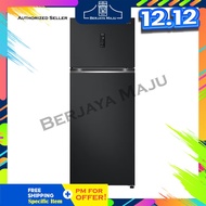 LG 493L 2 Door Inverter Refrigerator GN-B452PQBK (Essence Matte Black)