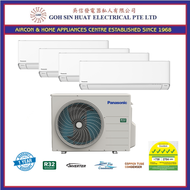 [Bulky] Panasonic 5 ticks R32 System 4 Air Conditioner CU4XU33YBZ x 1+ CSXU9XKZW x 3 +  CSXU28XKZW x 1