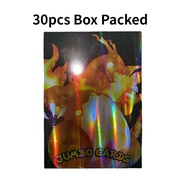 Pokemon 21x15cm Cards Super Rare Rainbow Card English Shining Card Oversized Jumbo Letters Hobby Col