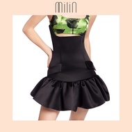 [MILIN] Fitted silhouette Voluminous ruffles corset skirt กระโปรงคอร์เซ็ทระบายใหญ่ทรงเข้ารูป Refrain