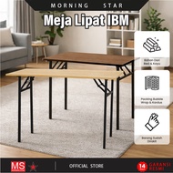 Portable Folding Table Office Work Table/ Wooden Study Table/ IBM Meeting Foldable Desk