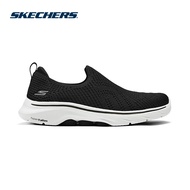 Skechers สเก็ตเชอร์ส รองเท้าผู้หญิง Women GOwalk 7 GOwalk Shoes - 125204-BKW - Air-Cooled Goga Mat