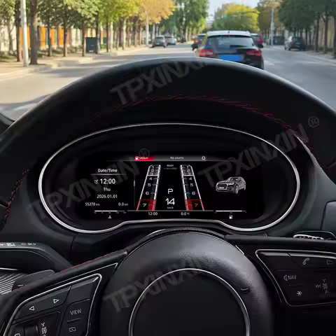 For Audi Q2 A3 2013-2020 Car LCD Dashboard Digital Cluster Virtual Cockpit Instrument Speedometer Mu