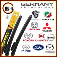 [1 PCS] Ruhe Germany Wiper Perodua Proton Toyota Nissan Mitsubishi Kia Honda Ford Hyundai Premium AA