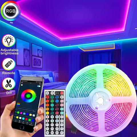 LED Strip Lights APP Control RGB 3535 1M-15M Music Sync 16 million colors 5V Low Voltage for TV Back