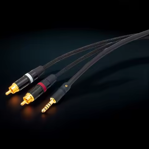■Japan Mogami 2534 Hifi 4.4mm To 2rca Male Balanced Audio Cable Neutrik Rean Mps Gold-Plated Plugs |