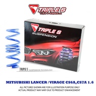 MITSUBISHI LANCER / VIRAGE CS6A,CS7A  1.6 - Triple S Lowering Sport Spring