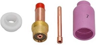Qiang Han 4Pcs/Set TIG Gas Lens KIT Size 3/32" 45V26 10N24 54N15 54N01 Fit TIG Welding Torch Accesso
