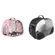 IBIYAYA Transparent Hardcase Pet Carrier Bag