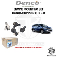 #DENCO#ENGINE MOUNTING SET HONDA CRV 2012 TOA 2.0