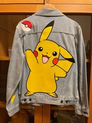 絕版 LEVIS X Pokémon 皮卡丘 牛仔 丹寧 外套 LEVIS X 寶可夢 聯名款