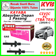 s1 Pasang - KAYABA / KYB Front Absorber Depan - Honda Civic FC (TBA TEA) 2016  (Gas) ( 333M086 / 333