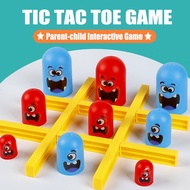 Small Tic Tac Toe Game Set 2 Players Gobblet Gobblers Board Game Indoor Family Parent-child Interact
