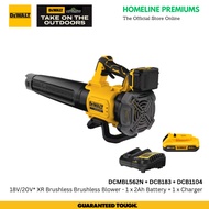 DEWALT DCMBL562 18V XR Brushless Blower - 1 x 2Ah Battery + 1 x Charger