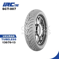 Motorcycle TIRE IRC SCT007 SIZE 130/70-13 RING 13 TUBELESS PCX REAR TIRE