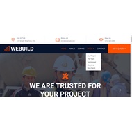 HTML/CSS Building Construction Template