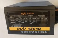 中古- EVO_450W 電源供應器_12公分大風扇+PCI-E電源_有測圖有真相