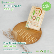 Tusuk Sate Serba Guna tusuk bamboo Bambu 500 gram Panjang 20 cm Tusukan Snack Suki