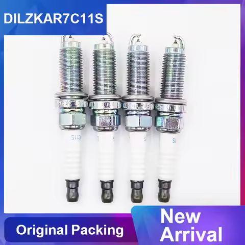 4/20pcs DILZKAR7C11S 90137 Dual Iridium Spark Plug For Honda Fit Jazz Vezel HRV DILZKAR7C11S 12290-5