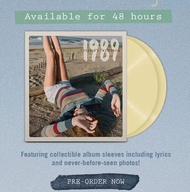 Sold out「預定」 Taylor swift 1989 (Taylor's Version) Sunrise Boulevard Yellow Edition Vinyl (US version )限量版黑膠 48小時
