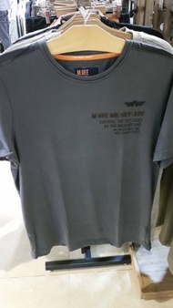 kaos pria lengan pendek  m gee