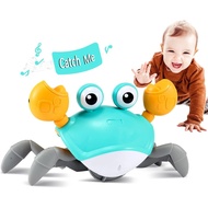 control future Crawling Crab Baby Toy - Infant Tummy Time Toys 3 4 5 6 7 8 9 10 11 12 Babies Boy 3-6
