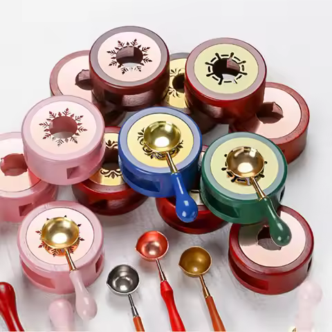 1pc Fire Paint Wax Melting Spoon /Wax Seal Warmer Stove ,Wax Seal Furnace Spoon for Melting Wax Seal