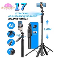 C17 Monopod 360° Auto-Rotation AI Tracking Shootings Tripod  Shutter for Phone Holder Wireless Selfi