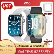 ZZOOI W58 Smart Watch Men 2.13 inch IWO Series 8 ECG NFC Siri Bluetooth Call Wireless IP68 Waterproof 45MM Women Smartwatch PK W57