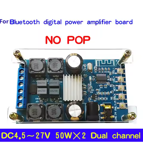 XY-502B PA3116 Digital Audio Amplifier Board TPA3116D2 Subwoofer Speaker Amplifiers DC4.5V-24V 2*50W