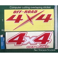 4x4 OFF-ROAD Sticker Cutting Overlapping #4x4 #offroad #truck