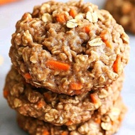 carrot cake oatmel cookies.gluten free cookies homemade sehat halal