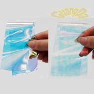 【GuangDa】Women Nail Care Nail Art Broken Glass Illusion Color Sticker Irregular Mirror Platinum Paper Ladies Nail Stickers