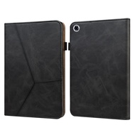 Ready to ship Solid Color Stripe Embossed Leather Tablet Case For Samsung Galaxy Tab A9/Samsung Gala