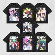 KATUN BTS OVERSIZE T-SHIRT - BLACK WASHED - BTS T-SHIRT - BTS TSHIRT - COTTON T-SHIRT