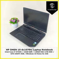 HP OMEN 15-dc1070tx Intel Core i7-9750H 16GB RAM 128GB SSD+1TB HDD GTX 1660Ti 6GB GPU Refurbished Laptop Notebook 