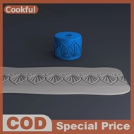 null Clay Stamp Roller Geometric Flower Patterns Relief Rolling Tool Ceramic Clay Texture Wheel Clay